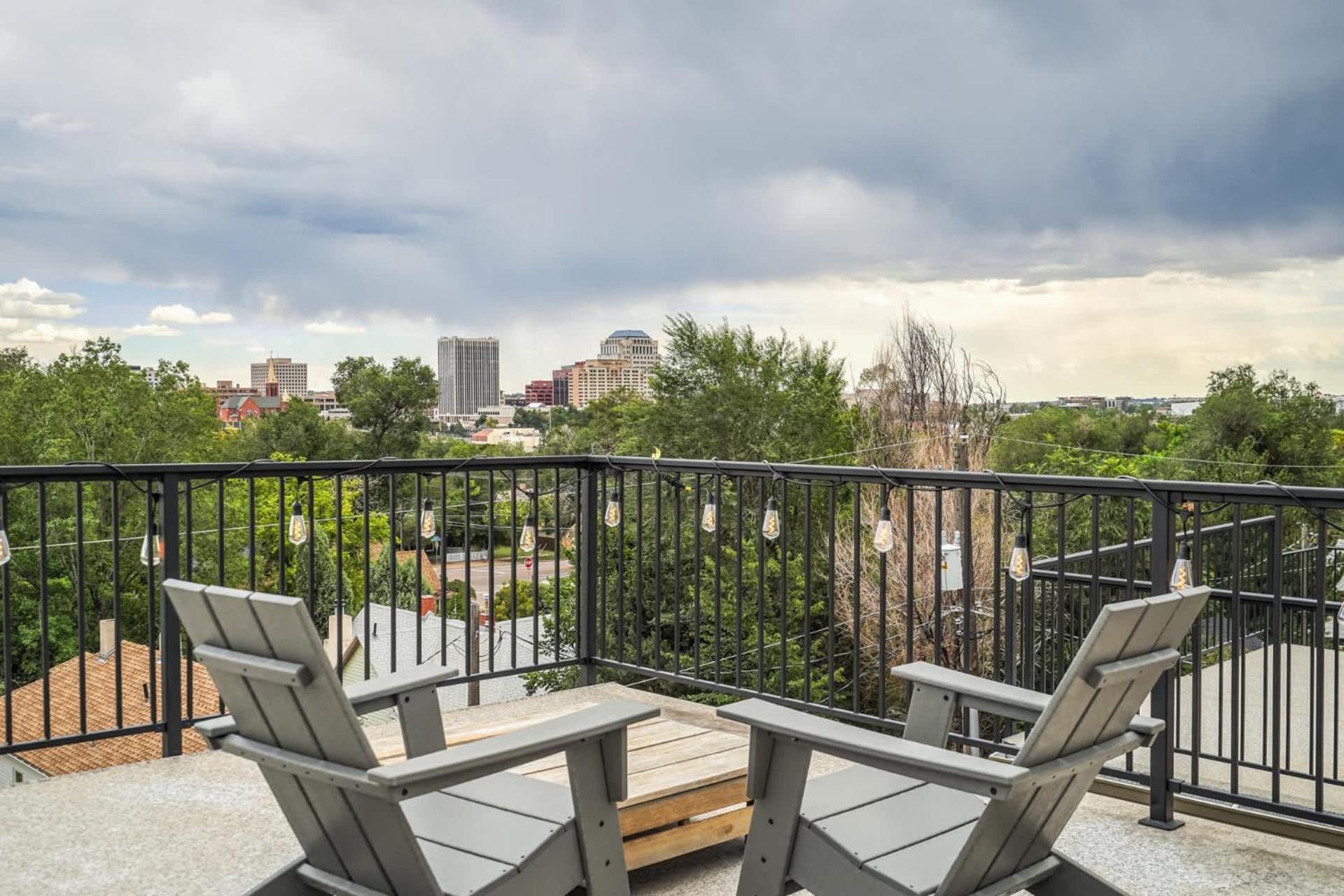 The Chestnut Downtown Rooftop Deck W Firepit Villa Colorado Springs Exterior photo