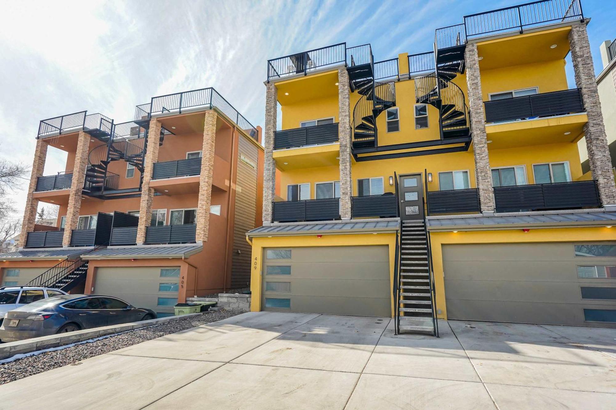 The Chestnut Downtown Rooftop Deck W Firepit Villa Colorado Springs Exterior photo